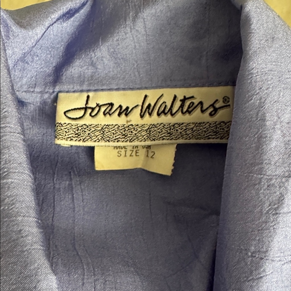 JOAN WALTERS Vintage Purple Jumpsuit 70’s 80’s 90’s Party Halloween Costume - Picture 5 of 8